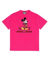 Gucci X Disney Oversized Logo Print T Shirt