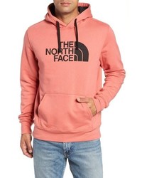 pink north face hoodie mens
