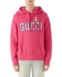Gucci Logo Patch Pullover Hoodie