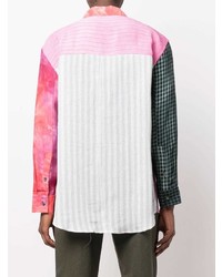 Song For The Mute Patchwork Long Sleeve Shirt