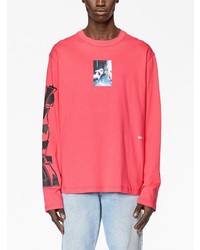 Diesel Photograph Print Long Sleeve T Shirt