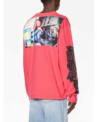 Diesel Photograph Print Long Sleeve T Shirt