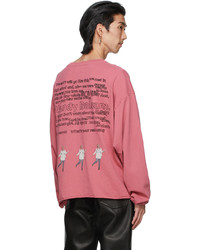 Enfants Riches Deprimes Pink Japanese Buffalo 66 Long Sleeve T Shirt