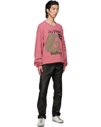 Enfants Riches Deprimes Pink Japanese Buffalo 66 Long Sleeve T Shirt