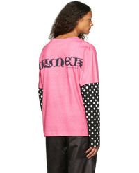 Vyner Articles Pink Lauri Skater Long Sleeve T Shirt