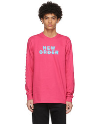 Noah Pink New Order Edition Bizarre Love Triangle Long Sleeve T Shirt
