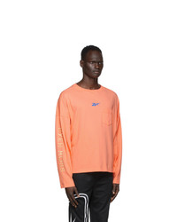 Reebok By Pyer Moss Pink Pocket Long Sleeve T Shirt