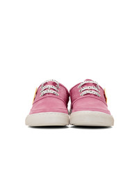 Saint Laurent Pink Nubuck Andy Sneakers