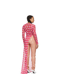 Gmbh Pink Badu Mesh Dress