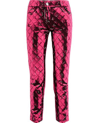 Hot Pink Print Pants