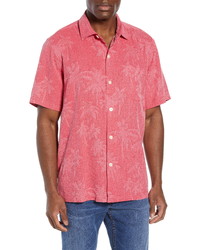 Tommy Bahama Digital Palms Classic Fit Silk Shirt