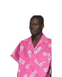 Gcds Pink Monogram Shirt