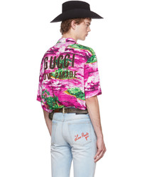 Gucci Pink Printed Shirt
