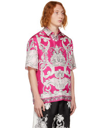 Versace Pink Baroque Shirt