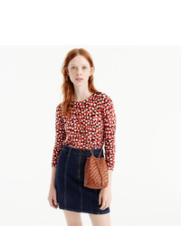 J.Crew Tippi Sweater In Printed Hearts