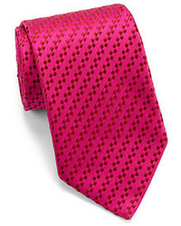 Charvet Geometric Print Silk Tie
