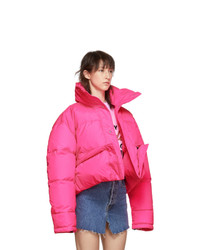 Vetements Pink Down Puffer Jacket