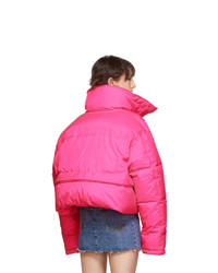 Vetements Pink Down Puffer Jacket