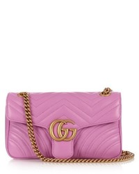 Gucci Gg Marmont Small Quilted Leather Bag