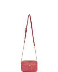 Prada Pink Quilted Diagramme Bag