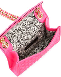 Rebecca Minkoff Quilted Affair Mini Shoulder Bag Neon Pink