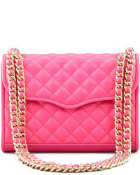 Rebecca Minkoff Quilted Affair Mini Shoulder Bag Neon Pink