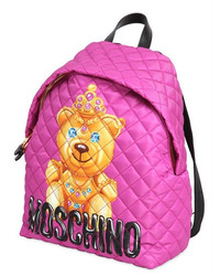 Moschino Large Teddy Bear Quilted Nylon Backpack