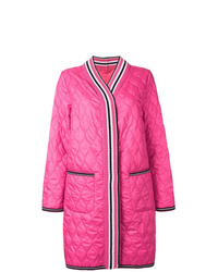 Hot Pink Quilted Puffer Coat