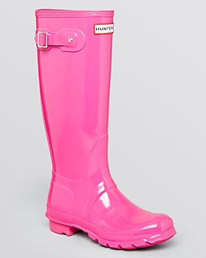 hot pink rain boots