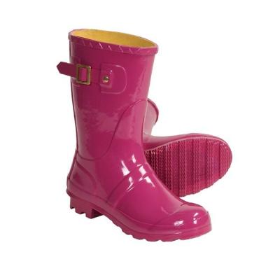 Khombu Classy Rain Boots Pink, $26 | Sierra Trading Post | Lookastic