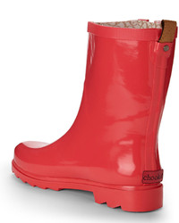 Chooka Pink Top Solid Mid Rain Boots