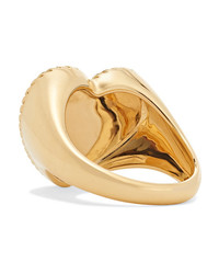 Yvonne Léon 18 Karat Gold Sapphire And Diamond Ring