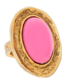 Allison Daniel Framed Bright Pink Ring