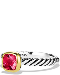 David Yurman Color Classics Ring With Pink Tourmaline And Gold