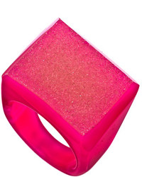 Ettinger UK Dara Ettinger Dara Pink All Geode Ring
