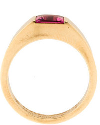 Cartier Pink Tourmaline Tank Ring