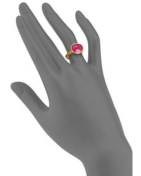Marco Bicego Siviglia Pink Sapphire 18k Yellow Gold Cocktail Ring