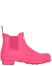 hunter hot pink rain boots