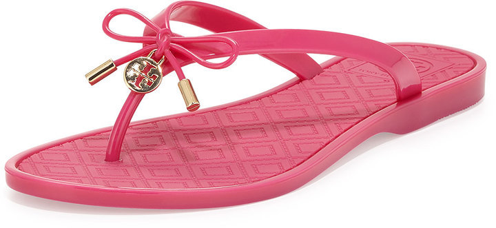 tory burch jelly flip flops