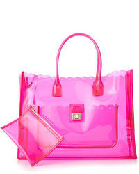 Juicy Couture Silverlake Clear Beach Tote