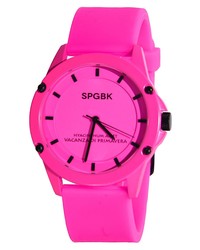Hot Pink Rubber Watch