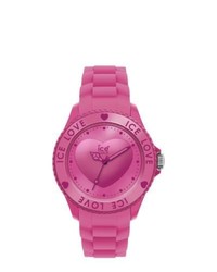 Ice Pink Silicone Watch