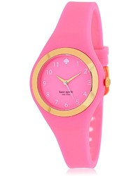 Kate Spade New York 1yru0608 Rumsey Pinkpink Stainless Steel And Silicone Watch