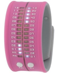 Reflex Unisex Pd0019 Baby Pink Reflex Silicon Slap Bracelet Style Led Watch