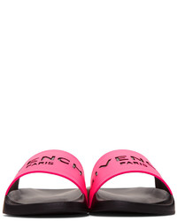 Givenchy Pink Logo Sandals