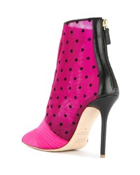 MALONE SOULIERS BY ROY LUWOLT Ankle Polka Dot Boots