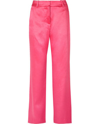 Hot Pink Satin Dress Pants