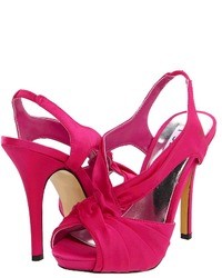 Hot Pink Satin Shoes