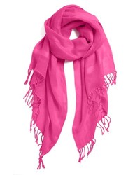 Halogen Linen Blend Scarf Pink Cycla One Size One Size
