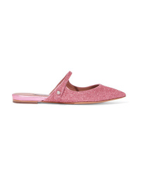 Hot Pink Sequin Ballerina Shoes